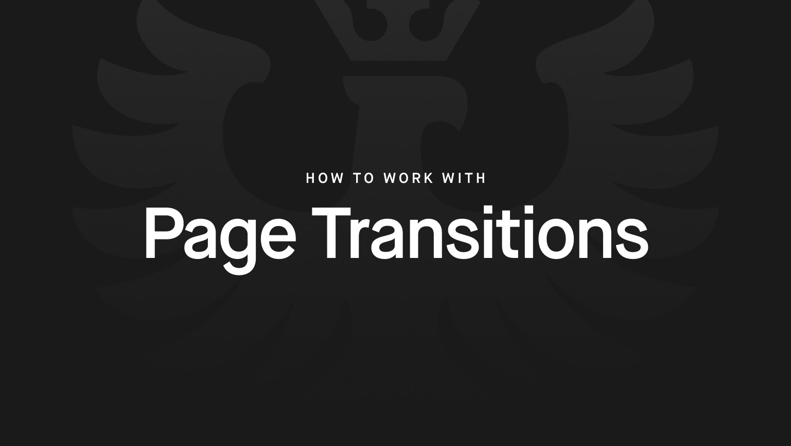 Page Transitions