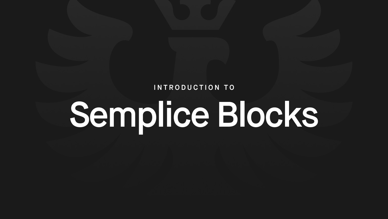 Semplice Blocks