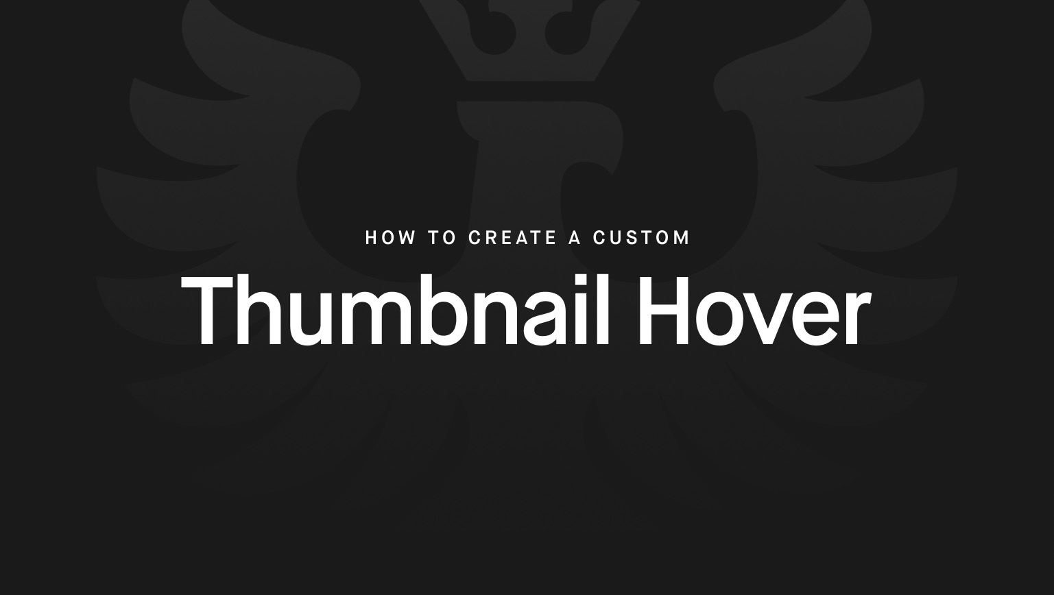 Thumbnail Hover